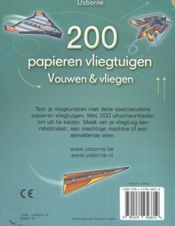 200 Papieren vliegtuigen - vouwen en vliegen