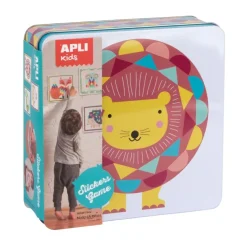 APLI Kids Stickerspel in Blik Geometrische Dieren