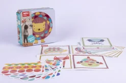 APLI Kids Stickerspel in Blik Geometrische Dieren