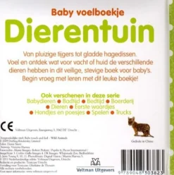 Baby voelboekje Dierentuin