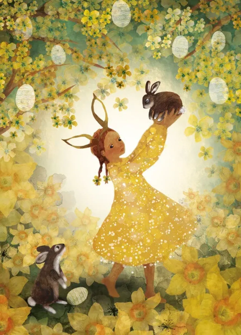 Bijdehansje Postkaart Easter Bunny