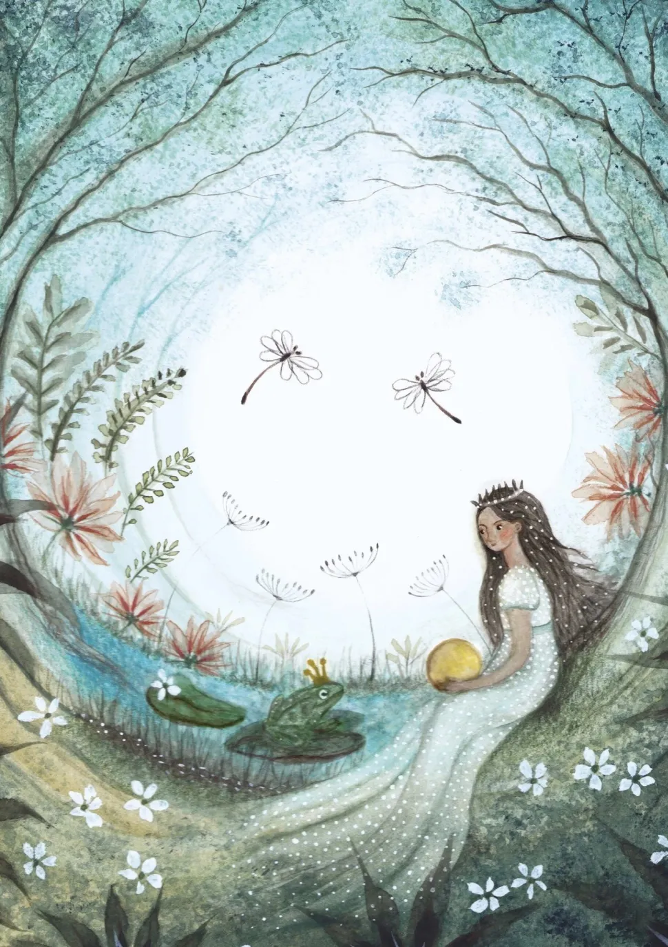 Bijdehansje Postkaart Princess and the Frog