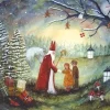 Bijdehansje Postkaart Sint Nicolaas