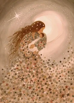 Bijdehansje Postkaart Starry Love