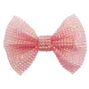 Boutique Pink Gem Bow Hairclip