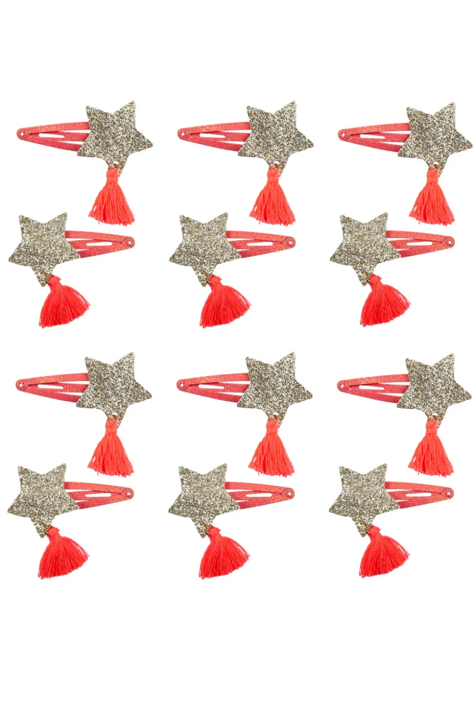 Boutique Sassy Tassy Star Hairclips, 2 Pcs