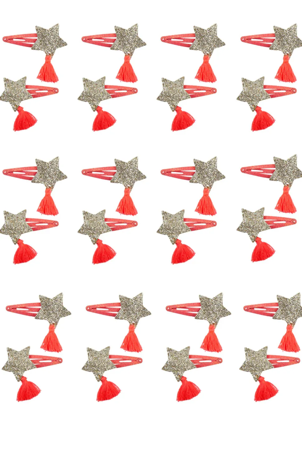 Boutique Sassy Tassy Star Hairclips, 2 Pcs