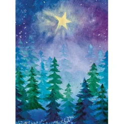 Brechtje Duijzer Ansichtkaart Winternacht