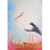 Brechtje Duijzer Wenskaart Ooievaar