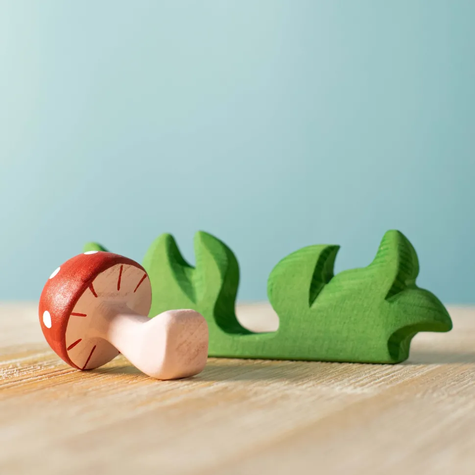 BumbuToys Paddenstoel in Gras