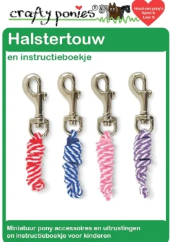 crafty ponies Halstertouw Blauw