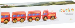 Cubika Houten Trein 4-delig