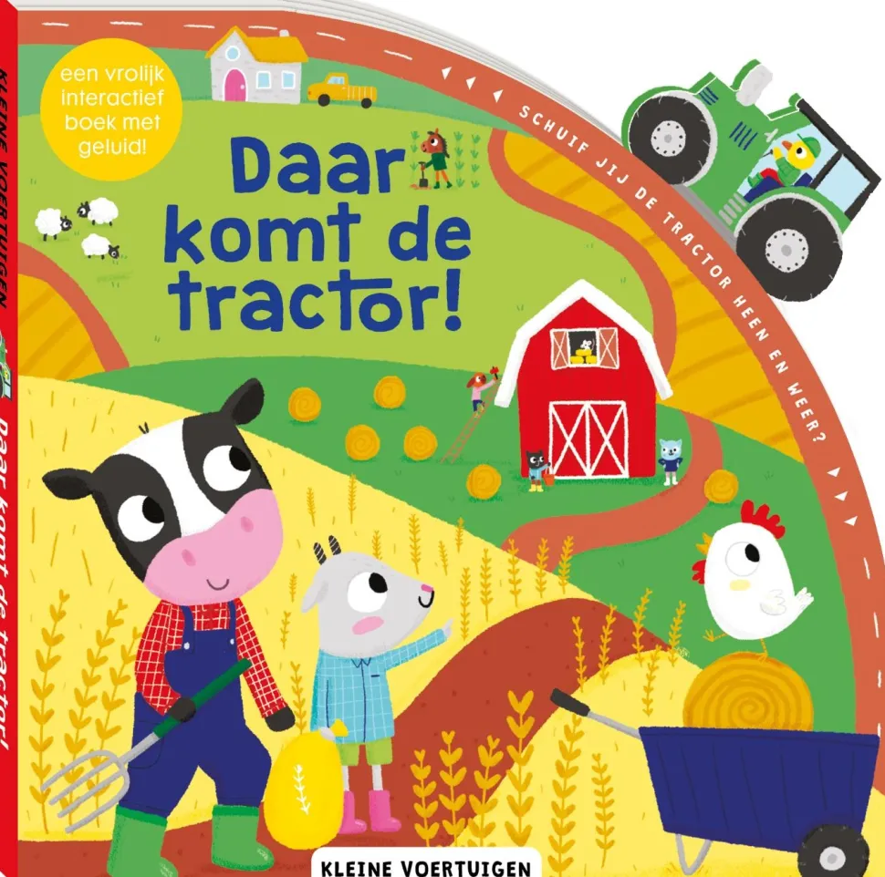 Daar komt de tractor