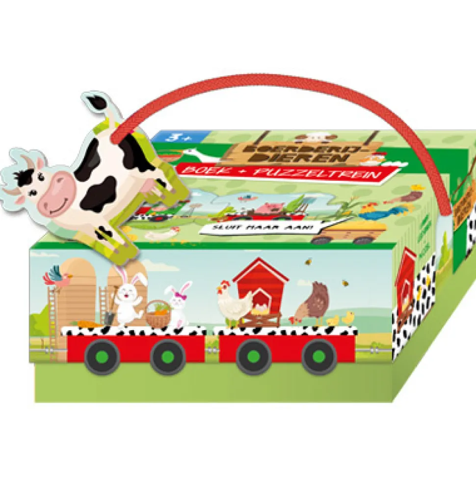 De Lantaarn Puzzeltrein Boerderijdieren