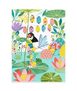 Djeco Kleurplaten Japen in Portfolio Map 3-delig