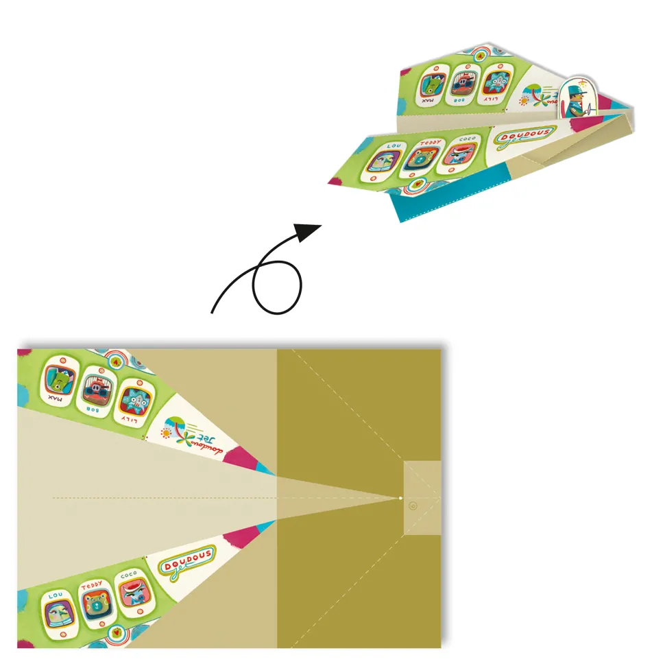 Djeco Origami Vliegtuigen Level 3