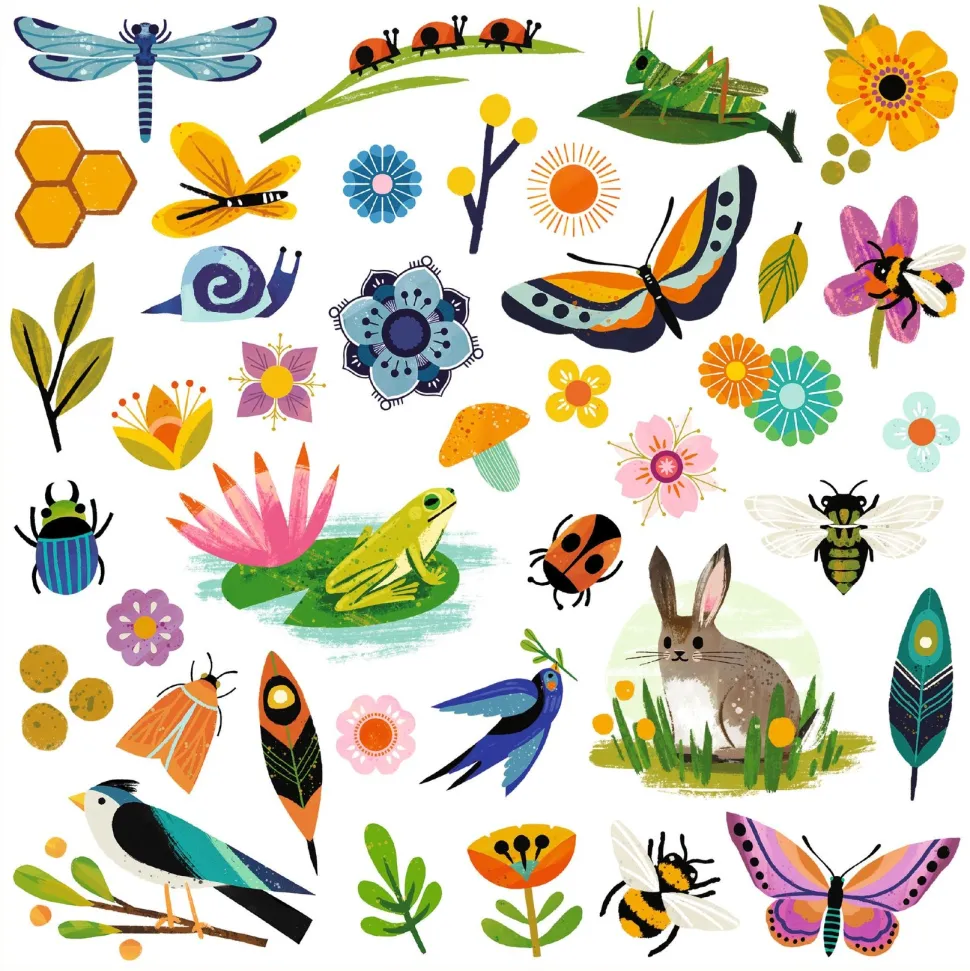 Djeco Stickerset Garden