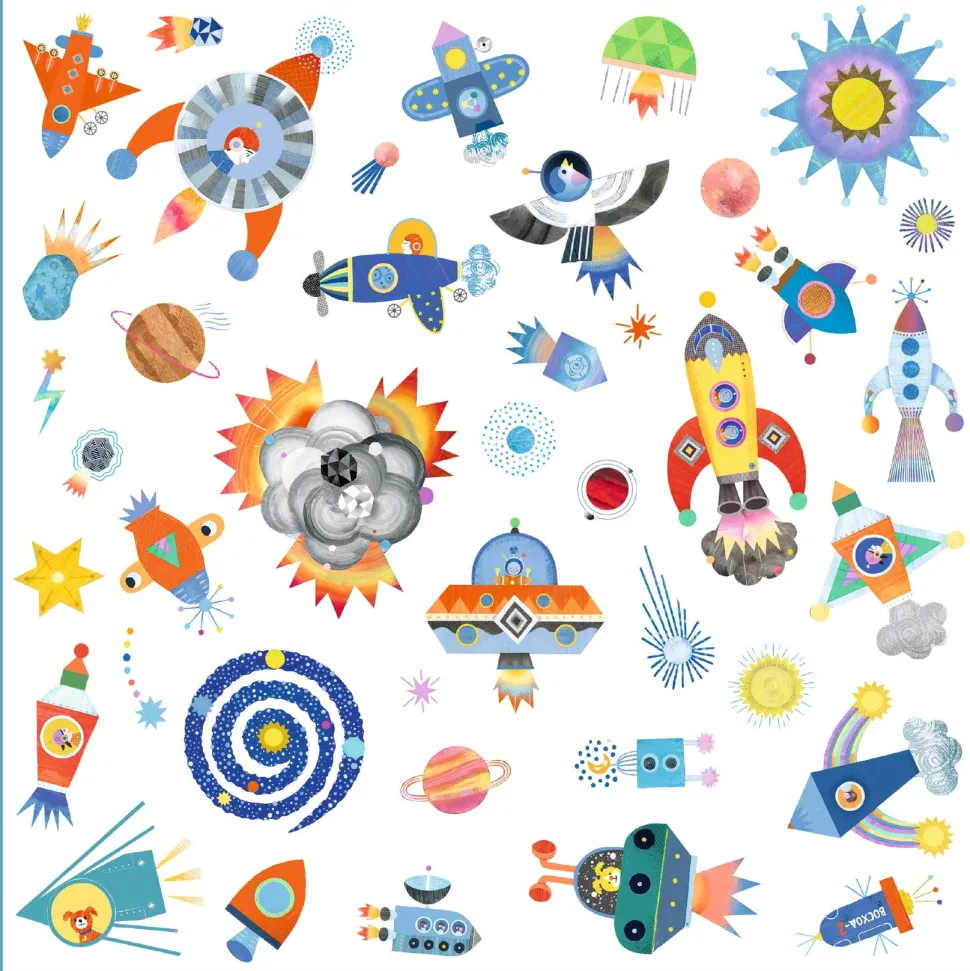 Djeco Stickerset Ruimte Interstellar