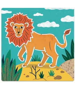 Djeco Tekensjablonen Wilde Dieren