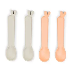 Done by Deer Kinderlepel 4-delig Lalee Sand/Coral