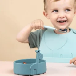 Done by Deer Peekaboo Kinderservies First Meal set Deer friends Blue