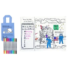 eat sleep doodle Placemat to go Space Explorer