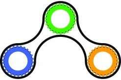 Eureka Ah!Ha Games Trilos Color Matching Game