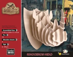 Eureka 3D Hout Model Gepetto´s Rinoceros Head