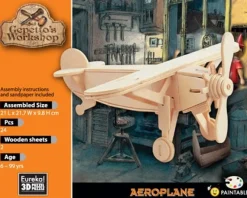 Eureka 3D Hout Model Gepetto´s Aeroplane