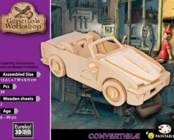 Eureka 3D Hout Model Gepetto´s Convertible
