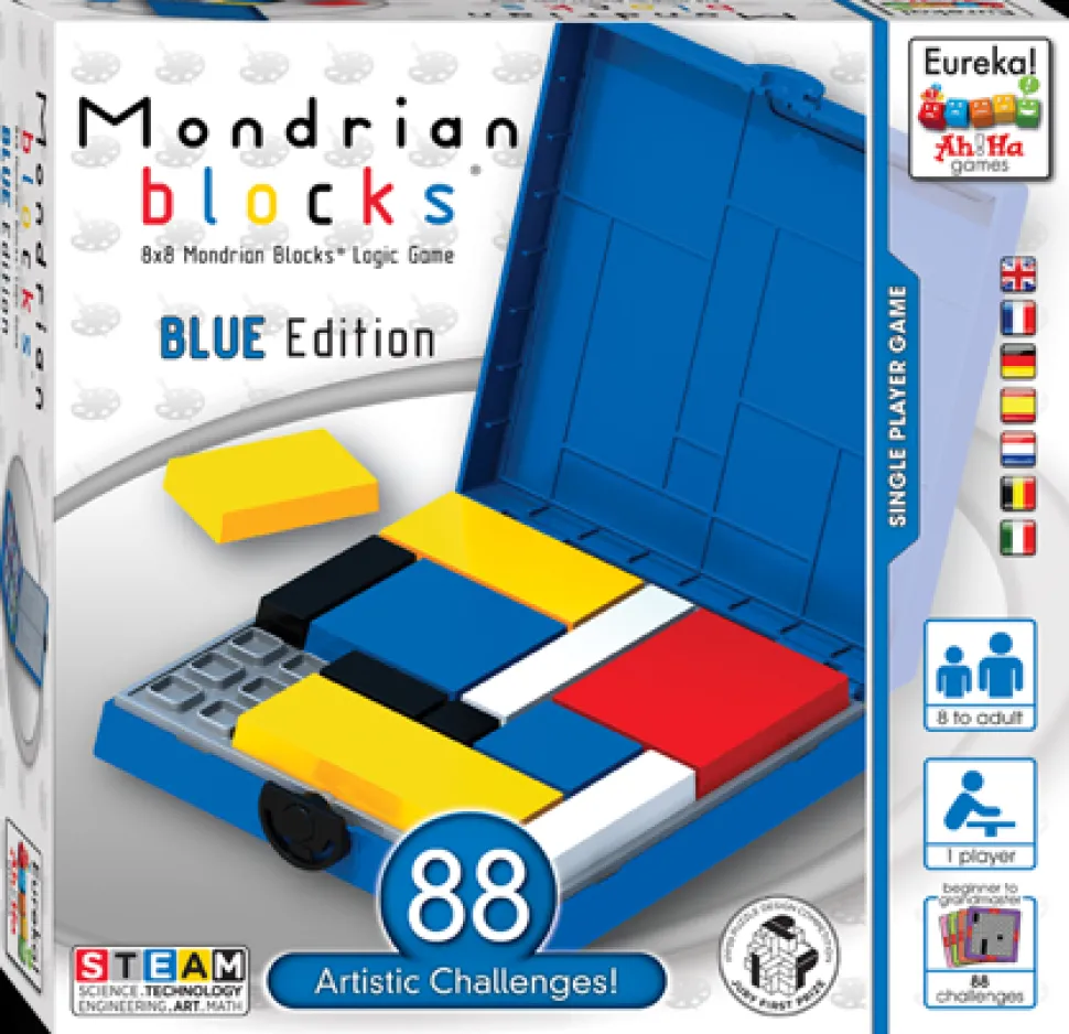 Eureka Mondrian Blocks Blue Edition