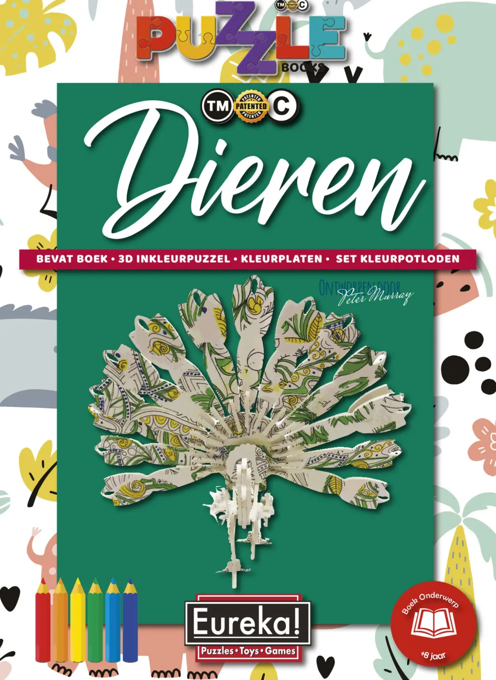 Eureka Puzzelboek 3D Dieren