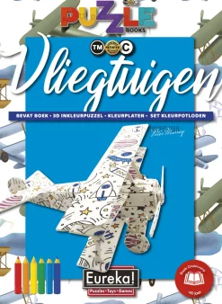 Eureka Puzzelboek 3D Vliegtuigen