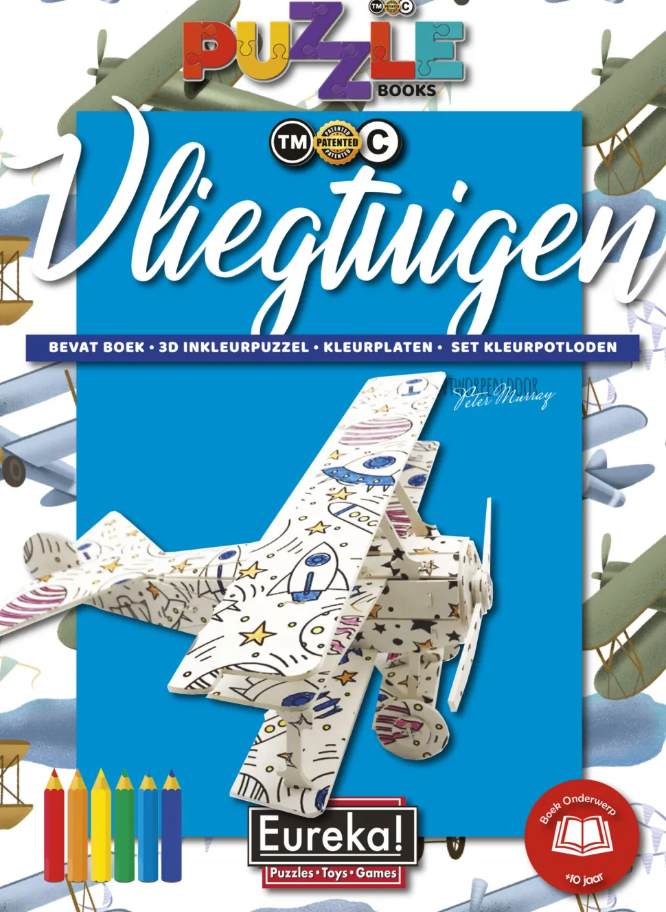 Eureka Puzzelboek 3D Vliegtuigen