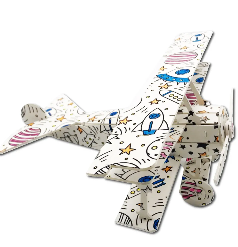 Eureka Puzzelboek 3D Vliegtuigen