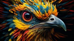 Eureka Rainbo Houten Puzzel in Box Vogel 200pcs