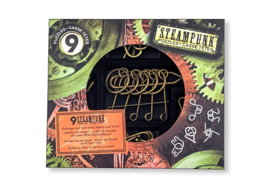 Eureka Steampunk Puzzel Bruin Set 9-delig