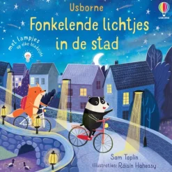 Fonkelende lichtjes in de stad
