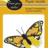 Fridolin 3D Papiermodel Vlinder