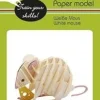 Fridolin 3D Papiermodel Witte Muis