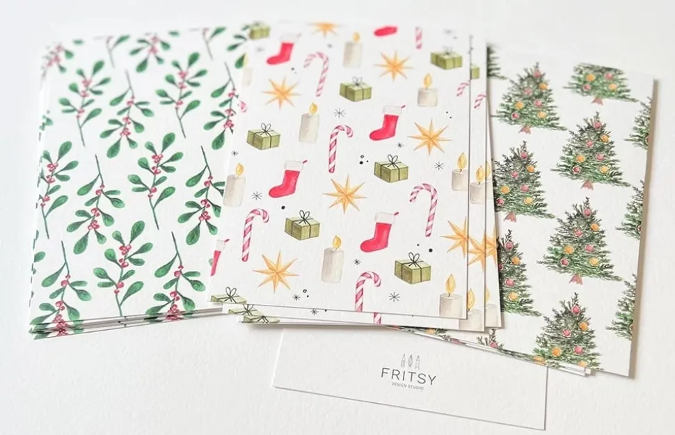 Fritsy Kerstkaart Kerstcadeaus met Envelop