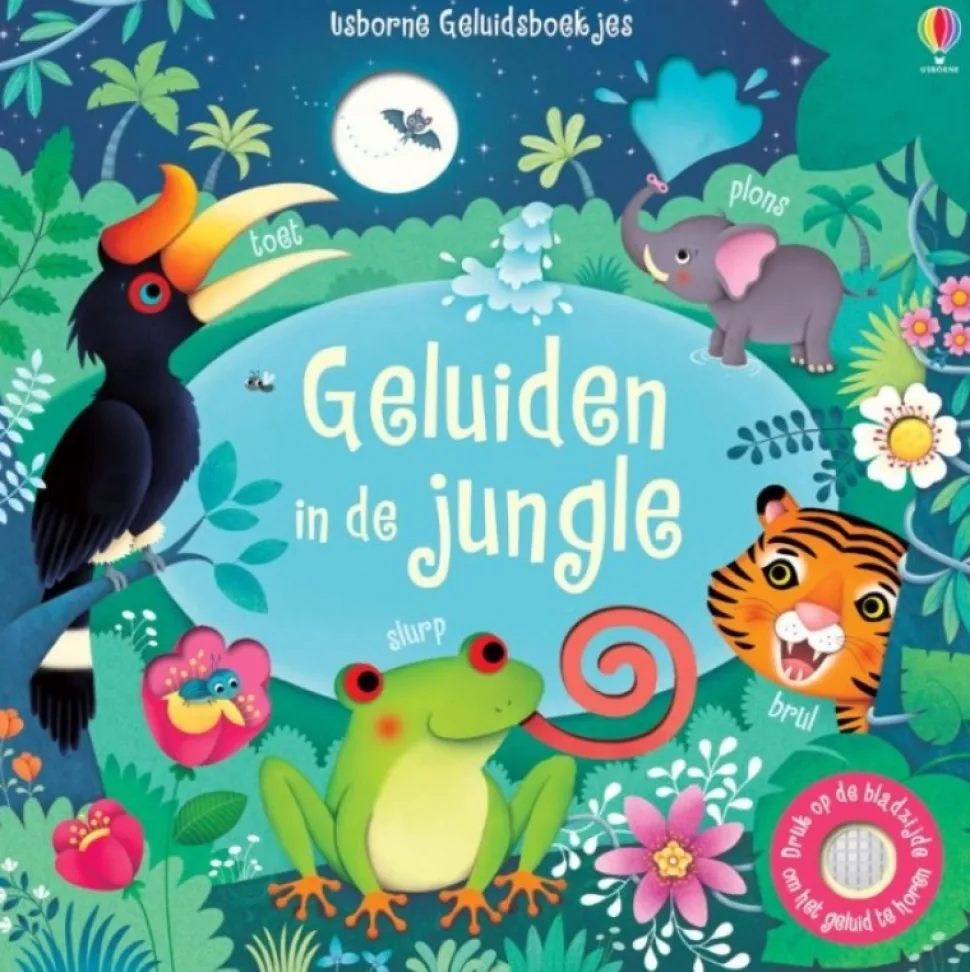 Geluiden in de jungle (geluidenboek)