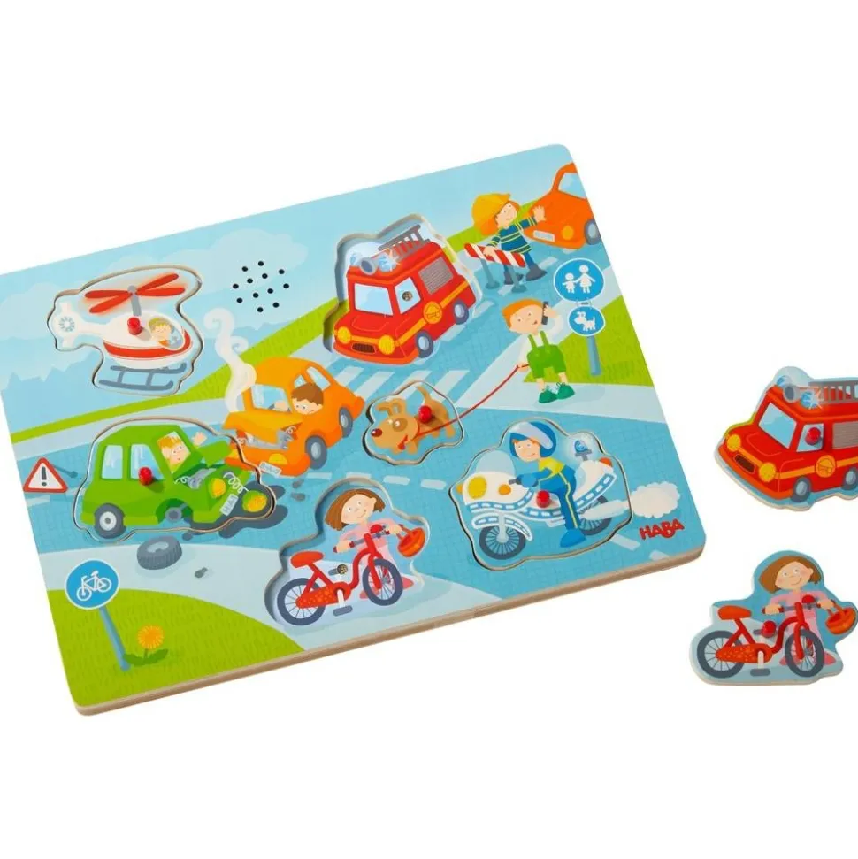 Geluidenpuzzel In de stad