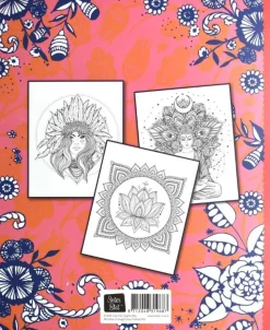 Glitter kleurboek Bohemian spirit