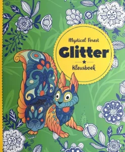 Glitter kleurboek Mystical Forest