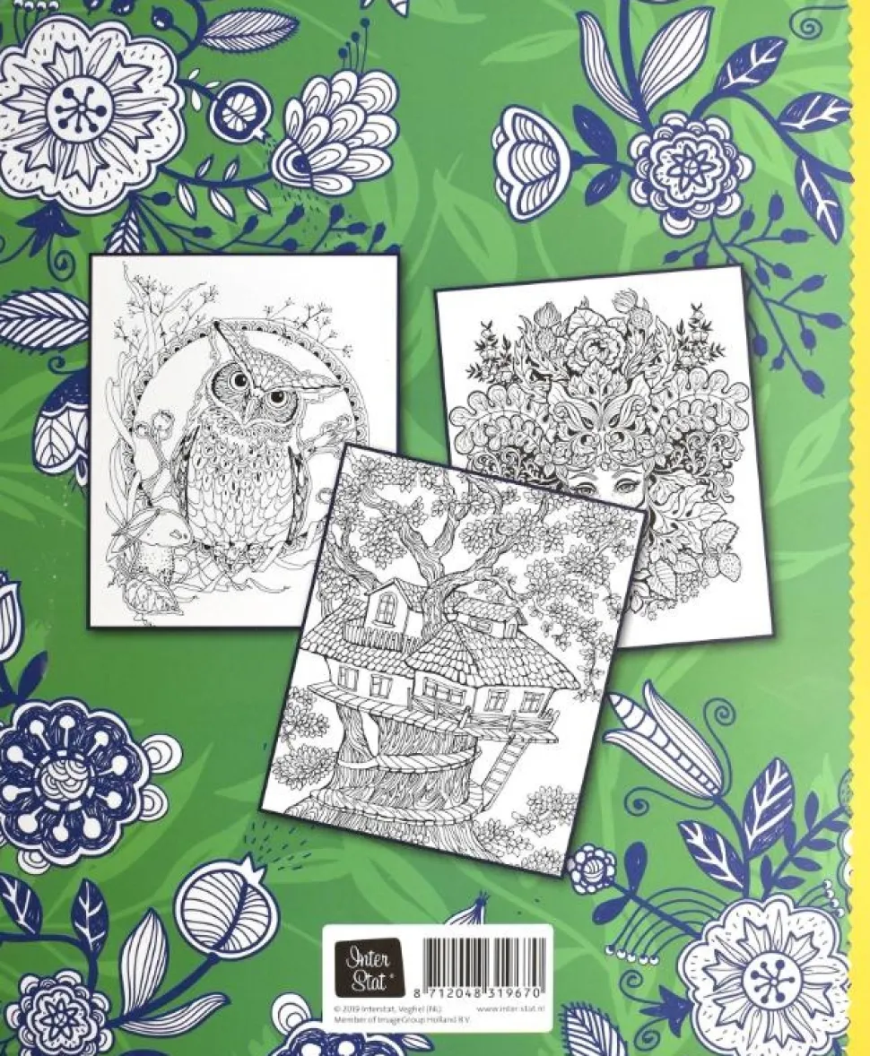 Glitter kleurboek Mystical Forest