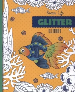 Glitter kleurboek Ocean life