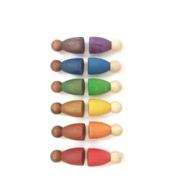 Grapat Houten Poppetjes Dark Warm Nins 18-188B