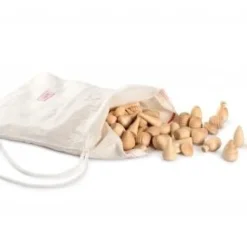 Grapat Mandala Natuurlijk Hout in Zakje 10-delig 22-242