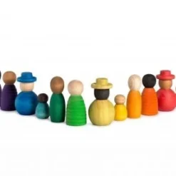 Grapat Nins Poppetjes Together Set 12-delig Hout 21-230